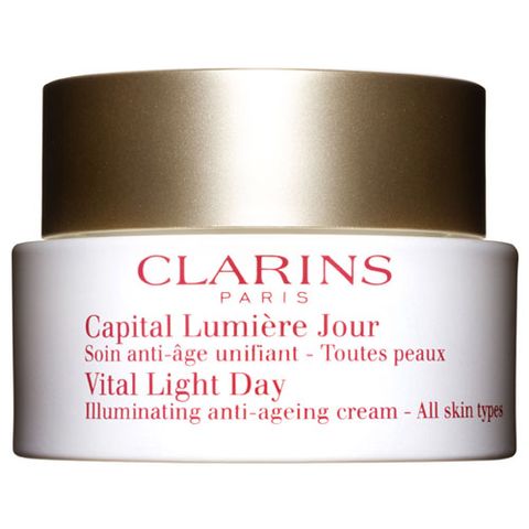 Clarins Vital Light Day Illuminating Anti-Ageing Cream All Skin Types i gruppen Ansikte / Dagcreme / Torr hud hos Hudotekets Webshop (20120000)