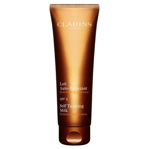 Clarins Sun Self Tanning Milk SPF 6 i gruppen Kropp / Sol hos Hudotekets Webshop (20654000-0)