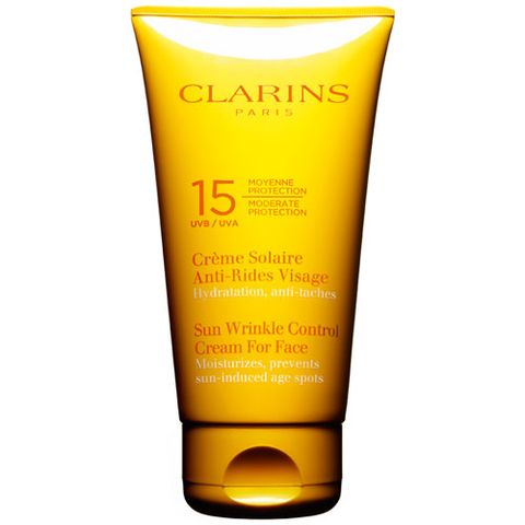 Clarins Sun Wrinkle Control Cream For Face SPF 15 i gruppen Ansikte / Sol hos Hudotekets Webshop (20740000-7)