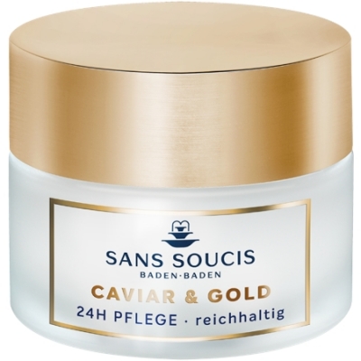 Sans Soucis Caviar & Gold 24h Care Rich i gruppen Ansikte / Ansiktskräm / 24-h kräm / 24h-kräm för torr hud hos Hudotekets Webshop (25228)