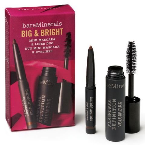 BareMinerals Big & Bright Mini Mascara & Eyeliner Duo i gruppen Makeup / Ögon / Kajal hos Hudotekets Webshop (52427)