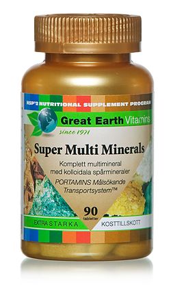 Great Earth Vitamins Super Multi Minerals i gruppen  hos Hudotekets Webshop (5648)