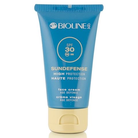 Bioline Sundefense High Protection Face Cream SPF 30 i gruppen Sol / Solkräm hos Hudotekets Webshop (6161)
