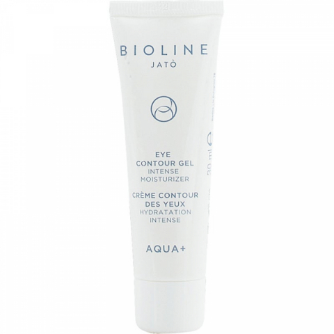 Bioline Aqua+ Intense Mosturizer Eye Contour Gel i gruppen Ansikte / Ansiktskräm / 24-h kräm / 24h-kräm för torr hud hos Hudotekets Webshop (6272)