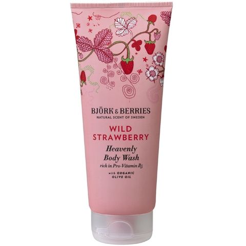 Bj�rk&Berries Wild Strawberry Heavenly Body Wash i gruppen Kropp / Dusch & Bad hos Hudotekets Webshop (HO507)