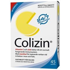 Colizin Sugtablett för Halsen Citron & Menthol