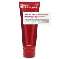 Recipe for men Facial Moisturizer SPF 15