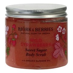 Bj�rk&Berries Wild Strawberry Sweet Sugar Body Scrub