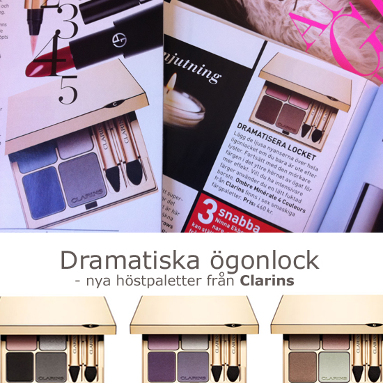 Dramatiska &ouml;gonlock - nya f&auml;rgpaletter fr&aring;n Clarins