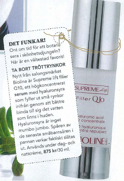 Bioline Supreme Lift Filler Q10