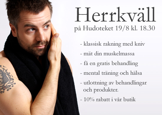 herrkväll på hudoteket