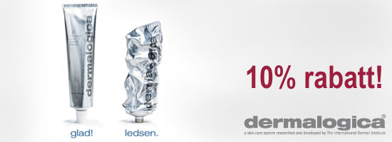 10% rabatt p&aring; dermalogica