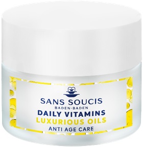 Sans Soucis Daily Vitamins Anti-Age Care Luxurious Oils | Ansiktsvård - Ansiktskräm - Nattkräm - Mogen hud | Apoteka