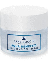 Sans Soucis Moisture Aqua Benefits Moisturizing 24-hour Creme-Gel i gruppen Ansikte / Ansiktskräm / 24-h kräm / 24h-kräm för kombinerad hud hos Hudotekets Webshop (10607)