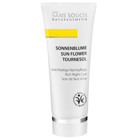 Sans Soucis Naturkosmetik Sun Flower Rich Night Care i gruppen Ansikte / Ansiktskräm / Nattkräm / Nattkräm för torr hud hos Hudotekets Webshop (11609)