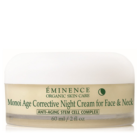Eminence Organics Monoï Age Corrective Night Cream For Face & Neck i gruppen Ansikte / Ansiktskräm / 24-h kräm hos Hudotekets Webshop (12273)