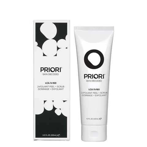 Priori LCA fx160 2xfoliant Peel+Scrub 120 ml i gruppen Ansikte / Ansiktspeeling hos Hudotekets Webshop (126160200)