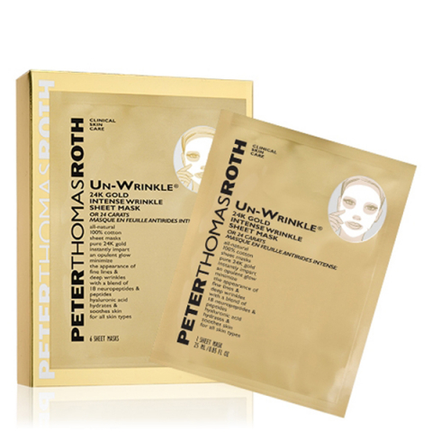 Peter Thomas Roth Un-Wrinkle 24K Gold Intense Wrinkle Sheet Mask