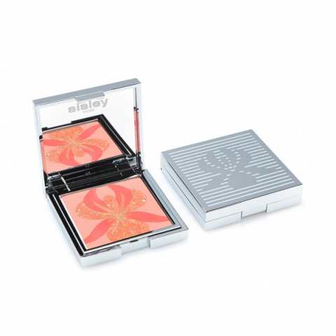 Sisley Palette Orchidée Highlighter Blush Coral i gruppen Makeup / Rouge & Bronzer hos Hudotekets Webshop (181507)