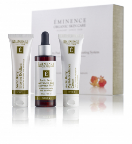 Eminence Organics Arctic Berry Peel & Peptide Illuminating System Kit i gruppen Ansikte / Ansiktspeeling hos Hudotekets Webshop (18299)