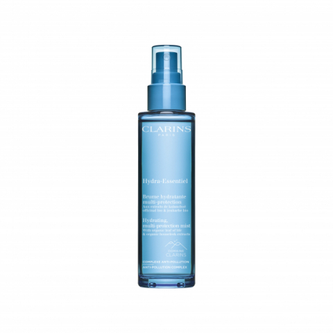 Clarins Hydra-Essentiel Hydrating Multi-Protection Mist i gruppen Ansikte / Rengöringsritualen / Face mist hos Hudotekets Webshop (20087000-3)