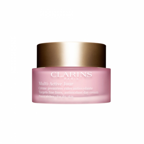 Clarins Multi-Active Jour Cream Dry Skin i gruppen Ansikte / Ansiktskräm / Dagkräm / Dagkräm för torr hud hos Hudotekets Webshop (20135000)