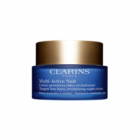 Clarins Multi-Active Nuit Light Cream Normal/Combination Skin i gruppen Ansikte / Ansiktskräm / Nattkräm / Normal hud hos Hudotekets Webshop (20136000)