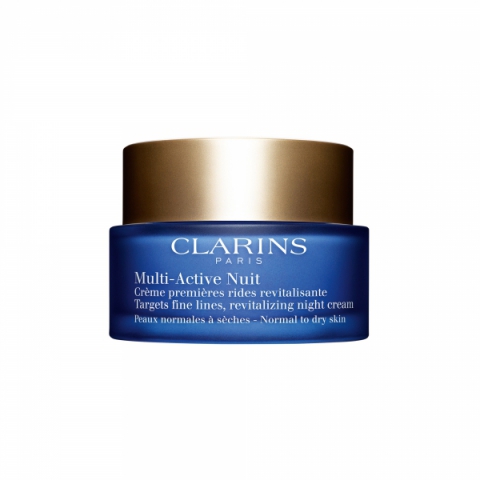 Clarins Multi-Active Nuit Comfort Cream Normal/Dry Skin i gruppen Ansikte / Ansiktskräm / Nattkräm / Nattkräm för torr hud hos Hudotekets Webshop (20137000)