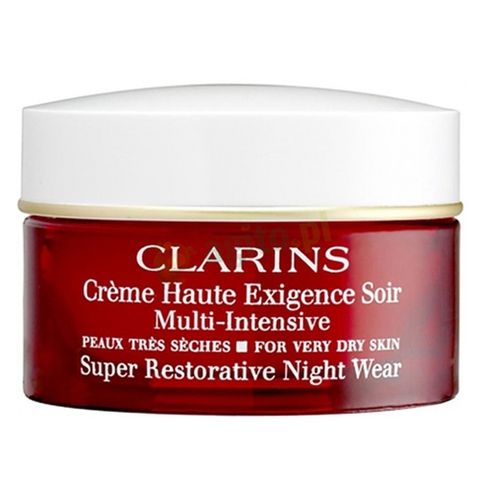 Clarins Super Restorative Night Wear Very Dry Skin i gruppen Ansikte / Ansiktskräm / Nattkräm / Mogen hud hos Hudotekets Webshop (20186000-3)