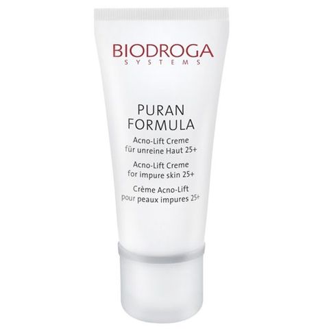 Biodroga Puran Formula Acno-Lift Creme 25+ i gruppen Ansikte / Ansiktskräm / 24-h kräm / 24h-kräm för fet hud hos Hudotekets Webshop (20406)