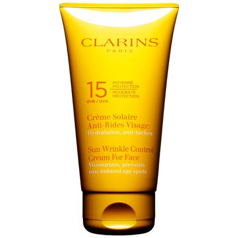 Clarins Sun Wrinkle Control Cream For Face SPF 15 i gruppen Sol / Solkräm hos Hudotekets Webshop (20740000-7)