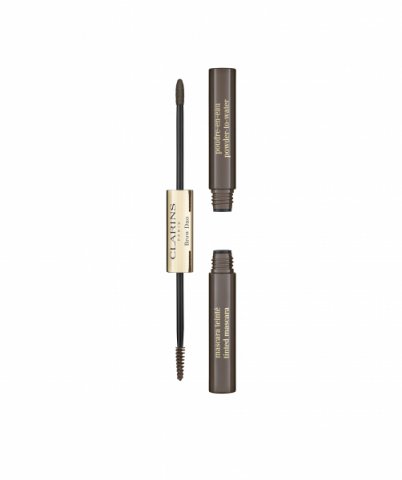 Clarins Brow Duo 05 Dark Brown i gruppen Makeup / Ögon / Ögonbryn hos Hudotekets Webshop (22054005)