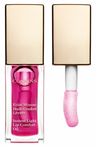 Clarins Instant Light Lip Comfort Oil 02 Raspberry  i gruppen Makeup / Läppar / Läppglans hos Hudotekets Webshop (22107002-5)