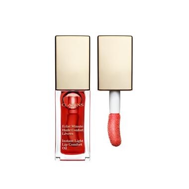Clarins Instant Light Lip Comfort Oil 03 Red Berry  i gruppen Makeup / Läppar / Läppglans hos Hudotekets Webshop (22107003-4)