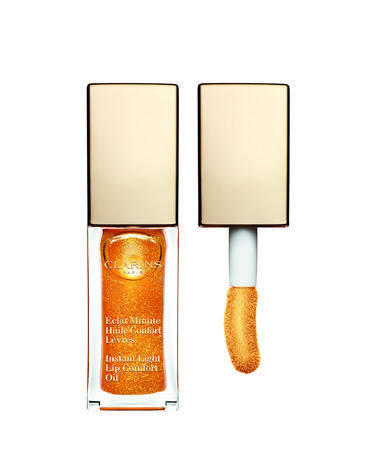 Clarins Instant Light Lip Comfort Oil 07 Honey Glam i gruppen Makeup / Läppar / Läppglans hos Hudotekets Webshop (22107007-0)