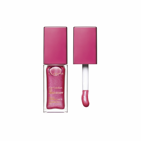 Clarins Lip Comfort Oil Shimmer 05 Pretty In Pink i gruppen Makeup / Läppar / Läppglans hos Hudotekets Webshop (22122005-1)