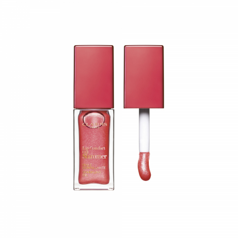 Clarins Lip Comfort Oil Shimmer 06 Pop Coral i gruppen Makeup / Läppar / Läppglans hos Hudotekets Webshop (22122006-0)