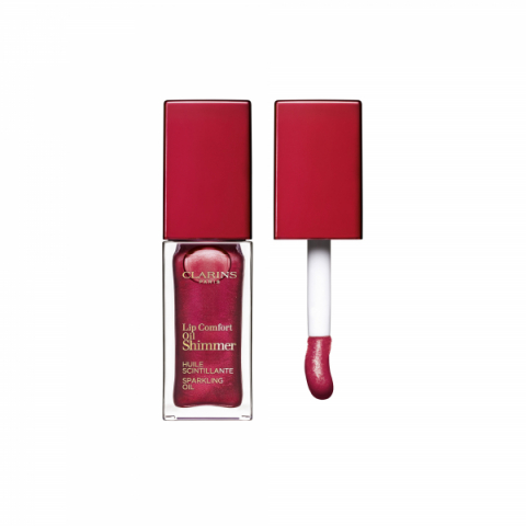 Clarins Lip Comfort Oil Shimmer 08 Burgundy Wine i gruppen Makeup / Läppar / Läppglans hos Hudotekets Webshop (22122008-8)