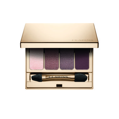 Clarins 4-colour Eye Shadow Palette 02 Rosewood i gruppen Makeup / Makeuppaletter hos Hudotekets Webshop (22164002-6)