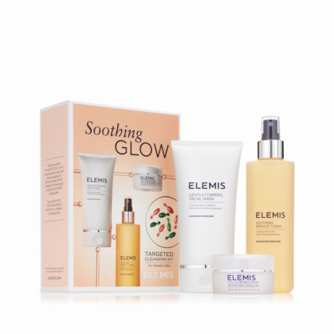 Elemis Soothing Glow Cleansing Kit for Sensitive skin i gruppen Ansikte / Kit & Paket hos Hudotekets Webshop (2268100)