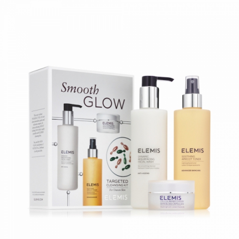 Elemis Smooth Glow Cleansing Kit for Uneven Skin i gruppen Ansikte / Kit & Paket hos Hudotekets Webshop (2268104)
