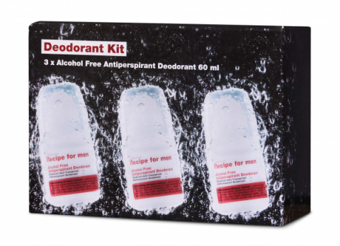 Recipe for men Antiperspirant Deodorant Kit i gruppen Julkit hos Hudotekets Webshop (23479)