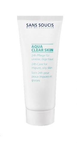 Sans Soucis Aqua Clear Skin 24-hour Care oily Skin 40 ml i gruppen Ansikte / Ansiktskräm / 24-h kräm / 24h-kräm för fet hud hos Hudotekets Webshop (24335)