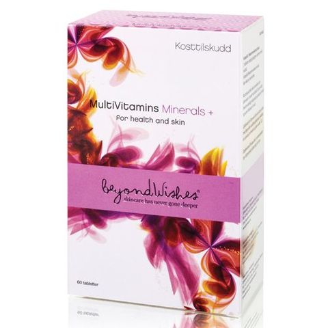 Beyond Wishes MultiVitamins Minerals + i gruppen Kropp / Kosttillskott / Vitaminer & Mineraler hos Hudotekets Webshop (24649)