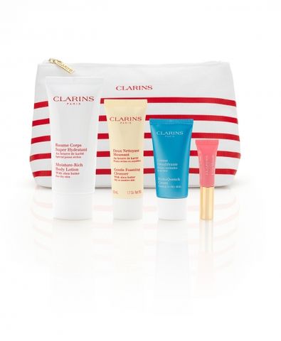 Necessär Autumn Clarins. Gåva! i gruppen hela sortimentet hos Hudotekets Webshop (250203391)