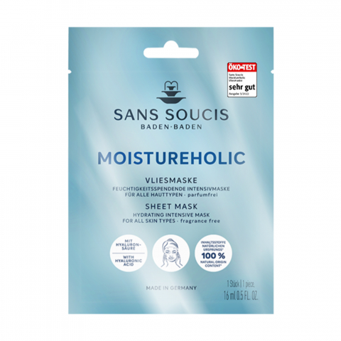 Sans Soucis Moistureholic Sheet Mask  i gruppen Ansikte / Ansiktsmask / Kombinerad hud hos Hudotekets Webshop (25067)