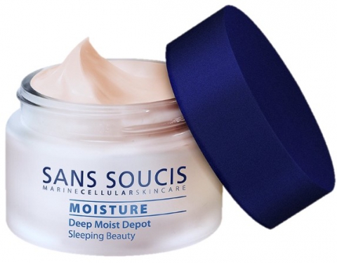 Sans Soucis Deep Moist Depot Sleeping Beauty Night Cream i gruppen Ansikte / Ansiktskräm / Nattkräm / Nattkräm för torr hud hos Hudotekets Webshop (25086)