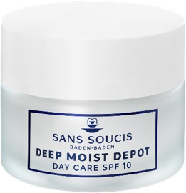 Sans Soucis Deep Moist Depot Day Care Spf 10 | Hudtyp - tillstånd - Fuktfattig hud | Apoteka