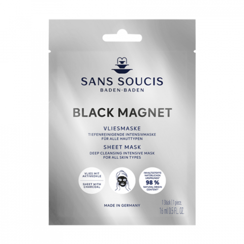 Sans Soucis Black Magnet Sheet Mask | Ansiktsvård - Ansiktsmask - Sheet mask | Apoteka