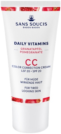 Sans Soucis Daily Vitamins CC Color Correction Cream SPF 20 For Tired Looking Skin | Makeup - Bas - BB, CC, DD - Cream | Apoteka